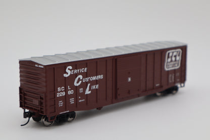 Walthers HO 910-46719 - Mainline - 50' Waffle Side Boxcar "Seaboard Coast Line" #22960