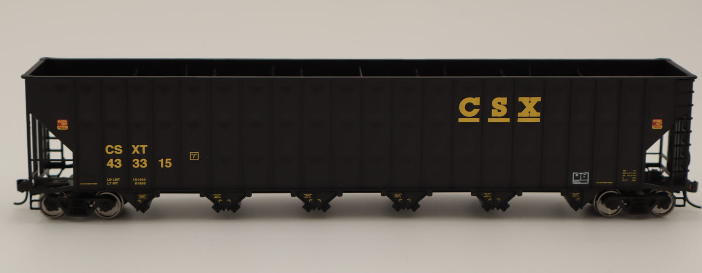Walthers HO 910-56345 - Mainline - 73' Greenville 7,000 Cubic Foot Wood Chip Hopper "CSX" #433489