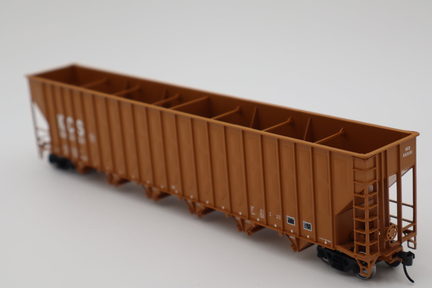 Walthers HO 910-56346 - Mainline - 73' Greenville 7,000 Cubic Foot Wood Chip Hopper "Kansas City Southern" #503151