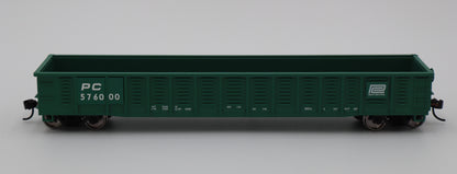 Walthers HO 910-6087 - Mainline - 53' Corrugated-Side Gondola "Penn Central" #576000