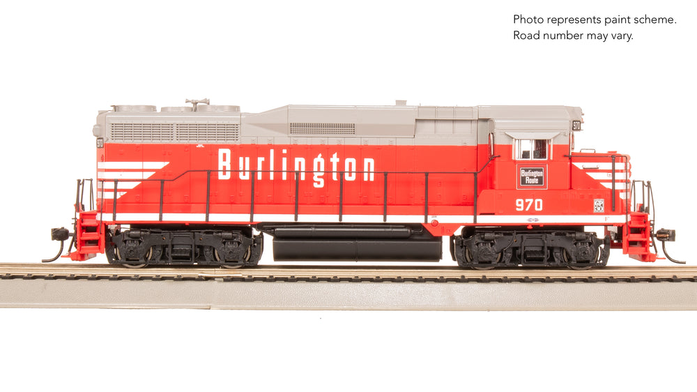 Broadway Limited Imports HO 9132 - EMD GP30 Diesel Locomotive "Chicago, Burlington & Quincy" #970 (Chinese Red) w/DCC/Sound