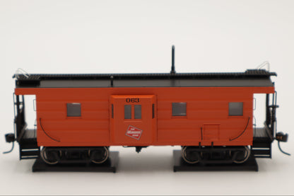 Walthers HO 920-103658 - Proto -  Rib Sided Caboose "Milwaukee Road" #071 (Orange, Black; Includes Oil Stove)