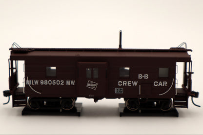 Walthers HO 920-103659 - Proto -  Rib Sided Caboose "Milwaukee Road" #980502 (Tuscan, Black, White; Includes Oil Stove) Buildings & Bridges