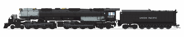Broadway Limited Imports HO 9503 - Big Boy Steam Locomotive "Union Pacific" #4000 (1941 Appearance w/ As-Delivered Aftercooler, 25-C-100 Coal Tender) w/DCC/Paragon4Sound
