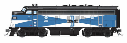 Broadway Limited Imports HO 9656 - EMD F3A Diesel Locomotive "Boston & Maine" #4228A (McGinnis, blue, white, black) w/DCC/Paragon4Sound
