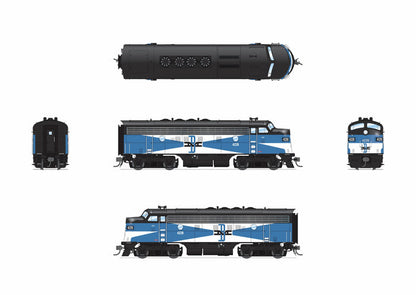 Broadway Limited Imports HO 9656 - EMD F3A Diesel Locomotive "Boston & Maine" #4228A (McGinnis, blue, white, black) w/DCC/Paragon4Sound