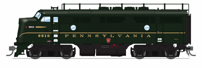 Broadway Limited Imports HO 9672 - EMD F3A/B Diesel Locomotive Set "Pennsylvania" #9510A, 9510B (Single Stripe, Brunswick Green) w/DCC/Paragon4Sound
