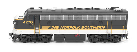 Broadway Limited Imports HO 9704 - EMD F7A Diesel Locomotive "Norfolk Southern" #4271 (Tuxedo, black, white, gold) DC/Stealth