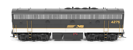 Broadway Limited Imports HO 9705 - EMD F7B Diesel Locomotive "Norfolk Southern" #4276 (Tuxedo, black, white, gold) DC/Stealth