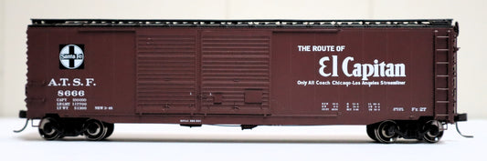 Atlas HO 20006591 - Master - 50' Postwar Double Door Boxcar "Santa Fe" #8734 (El Capitan)