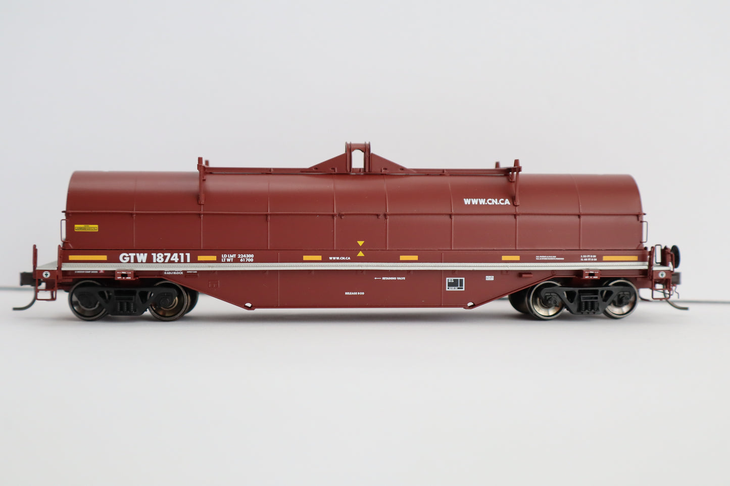 Atlas HO 20007455 - Master - 42' Coil Steel Car "Grand Trunk Western" #187482