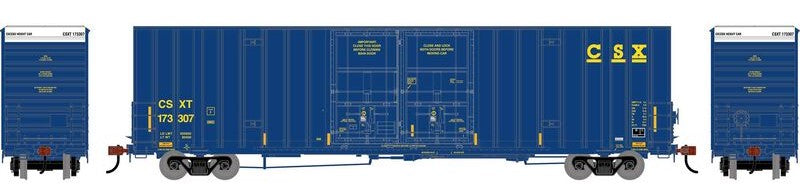 Athearn HO ATHN-2274 - 60' Gunderson High Cube Double Door Box Car "CSX" #173307