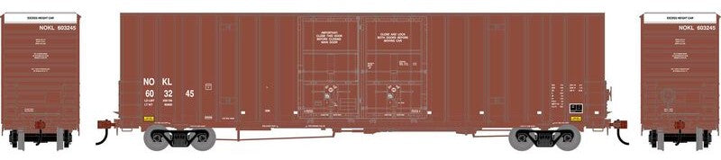 Athearn HO ATHN-2283 - 60' Gunderson High Cube Double Door Box Car "NOKL" #603245