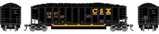 Athearn HO ATHN-2292 - Bethgon Coalporter w/Coal Load "CSXT" #381107