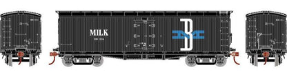 Athearn HO 2345 - 40' Pfaudler Wood Milk Car "Boston and Maine" #1934