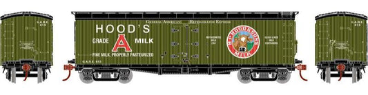 Athearn HO 2349 - 40' Pfaudler Wood Milk Car "Hood's" #813 (GARE)