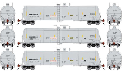 Athearn HO 2402 - 30K Gallon Ethanol Tank Car "CHVX" #295016/295020/295031 (3 Car Set)