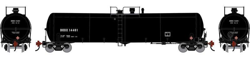 Athearn HO 2403 - 30K Gallon Ethanol Tank Car "DODX" #14401