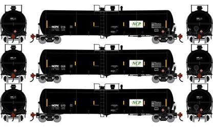 Athearn HO 2407 - 30K Gallon Ethanol Tank Car "NCPX" #016/068/070 (3 Car Set)