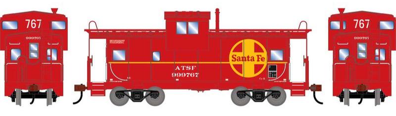 Athearn HO 2433 - Wide-Vision Caboose "Atchison, Topeka, & Santa Fe" #999767