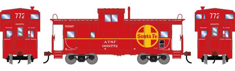 Athearn HO 2434 - Wide-Vision Caboose "Atchison, Topeka, & Santa Fe" #999772