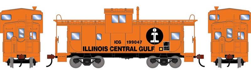 Athearn HO 2439 - Wide-Vision Caboose "Illinois Central Gulf" #199047