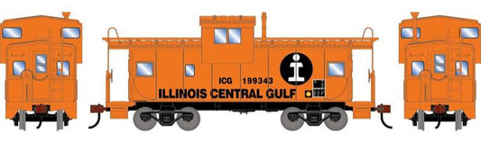 Athearn HO 2440 - Wide-Vision Caboose "Illinois Central Gulf" #199343