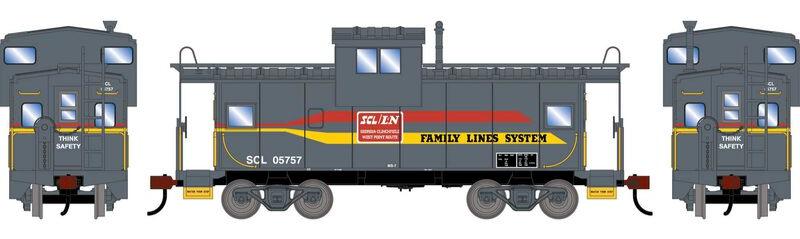 Athearn HO 2444 - Wide-Vision Caboose "Seaboard Coast Line" #05757 (Family Lines)