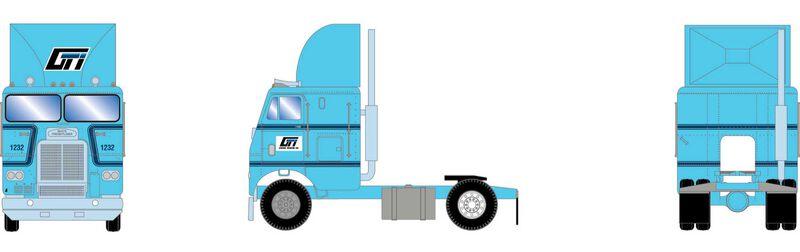 Athearn HO 2446 - Freightliner Single-Axle Tractor "Gordon Trucking" #1232