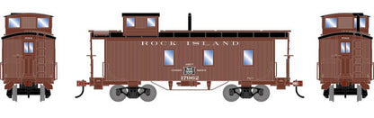 Athearn HO 2597 - 3-Window Wood Caboose "Rock Island" #17962