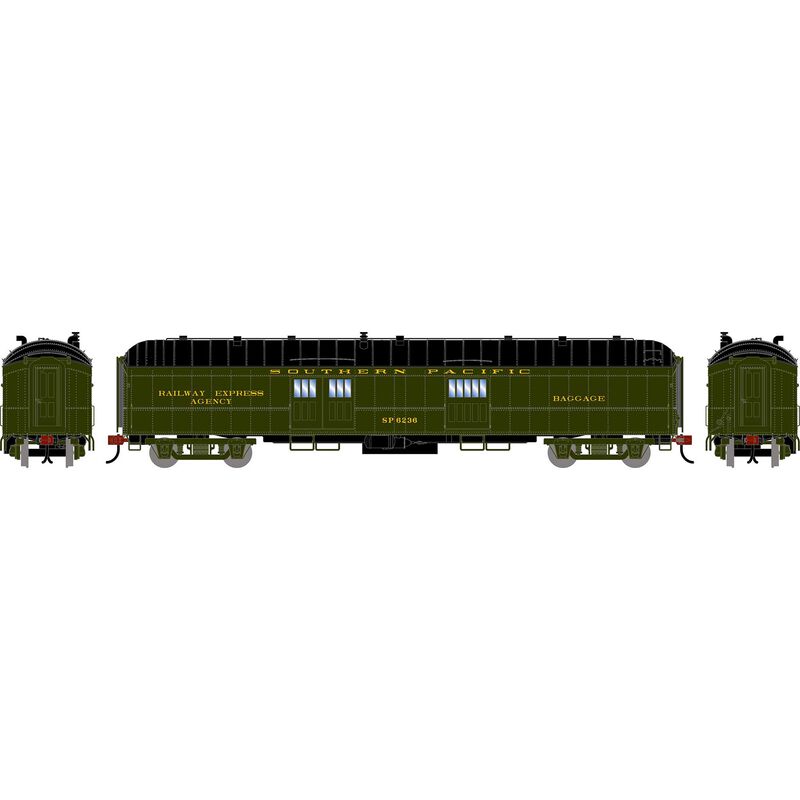 Athearn HO 2637 - 60' Pullman Common Standard Baggage Car "Southern Pacific" #6236