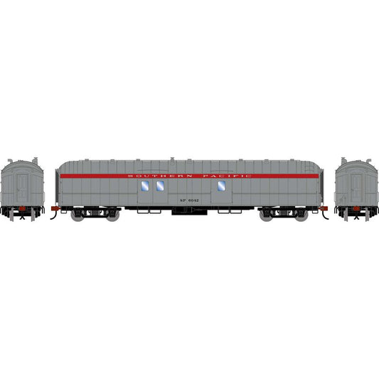 Athearn HO 2641 - 60' Pullman Common Standard Baggage Car "Southern Pacific" #6042 (Stainless Scarlet)