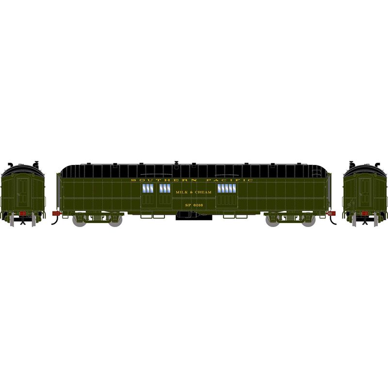 Athearn HO 2648 - 60' Pullman Common Standard Baggage Car "Southern Pacific" #6016 (Milk & Cream)