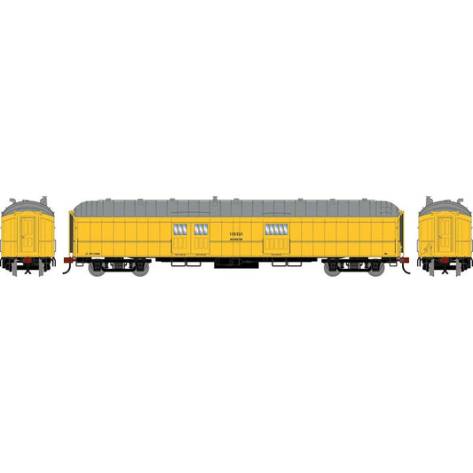 Athearn HO 2649 - 60' Pullman Common Standard Baggage Car "MOW" #115331 (Yellow)