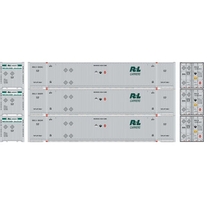 Athearn HO 2658 - 53' Jindo Containers "RNLU" #100043/100099/100249 (3-Pack)