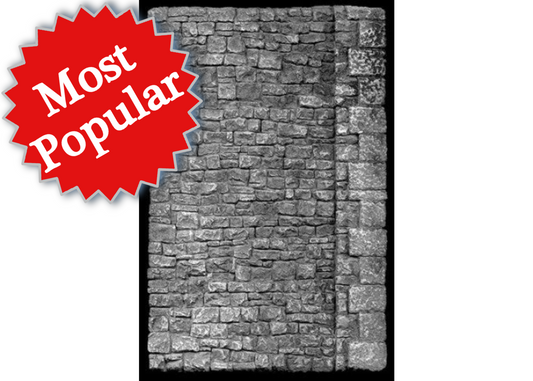 Atherton Scenics 6160 - "Rough Cut" Vertical Stone Wall