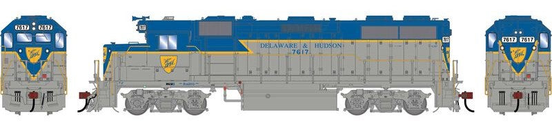 Athearn HO ATHNG-1977 - Genesis - GP39-2 PH I Locomotive "Delaware Hudson" #7617