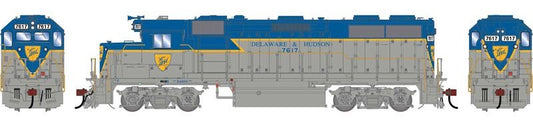 Athearn HO ATHNG-1977 - Genesis - GP39-2 PH I Locomotive "Delaware Hudson" #7617