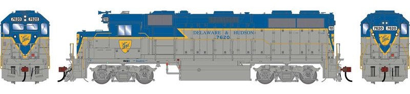 Athearn HO ATHNG-1994 - Genesis - GP39-2 PH I Locomotive w/DCC & Sound "Delaware Hudson" #7620