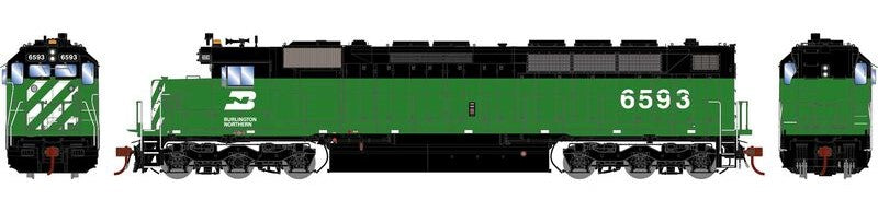 Athearn HO ATHNG-2024 - Genesis - SDP45 Locomotive w/DCC & Sound "Burlington Northern" #6593