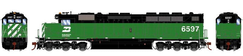 Athearn HO ATHNG-2025 - Genesis - SDP45 Locomotive w/DCC & Sound "Burlington Northern" #6597