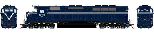 Athearn HO ATHNG-2030 - Genesis - SDP45 Locomotive w/DCC & Sound "MKCX" #9511