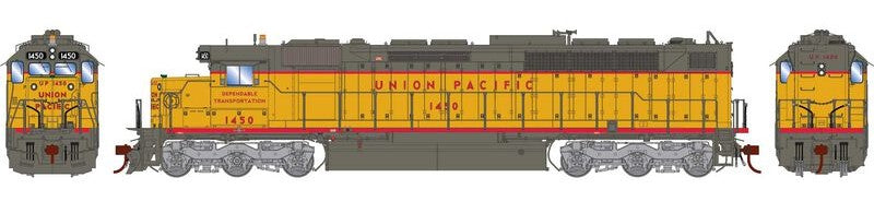 Athearn HO ATHNG-2034 - Genesis - SDP45 Locomotive w/DCC & Sound "Union Pacific" #1450 (Legendary Liveries)