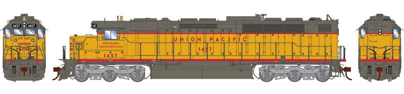 Athearn HO ATHNG-2035 - Genesis - SDP45 Locomotive w/DCC & Sound "Union Pacific" #1457 (Legendary Liveries)