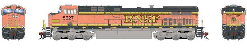 Athearn HO 2057 - Genesis - AC4400CW Diesel Locomotive "Burlington Northern Santa Fe" #5627 (Primed for Grime)