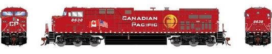 Athearn HO 2064 - Genesis - AC4400CW Diesel Locomotive "Canadian Pacific" #8638 (Dual Flags)