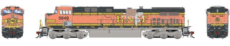 Athearn HO 2076 - Genesis - AC4400CW Diesel Locomotive "Burlington Northern Santa Fe" #5649 (Primed for Grime)