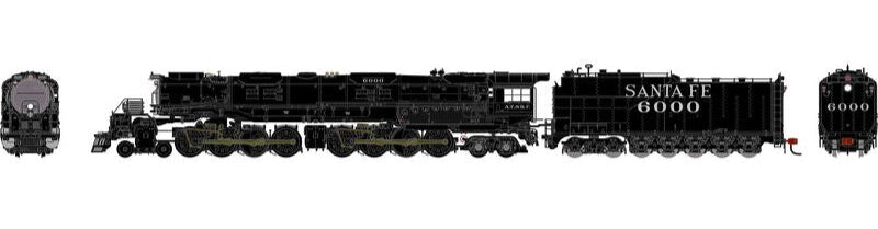 Athearn HO 2200 -Genesis - 4-8-8-4 Big Boy Steam Locomotive "Santa Fe" #6000 (Legendary Liveries)