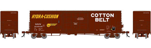 Athearn HO 2221 -Genesis - 50' PC&F Smooth Side Box Car w/14' Plug Door "Cotton Belt" SSW #23705