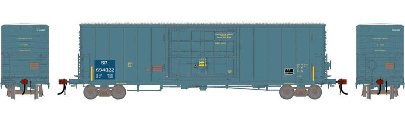 Athearn HO 2228 -Genesis - 50' PC&F Smooth Side Box Car w/14' Plug Door "Golden West Service" SP #694822 (Primed for Grime)